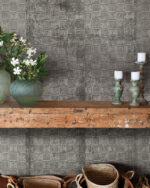 Carta Da Parati Avenue Canestro - Inkiostro Bianco