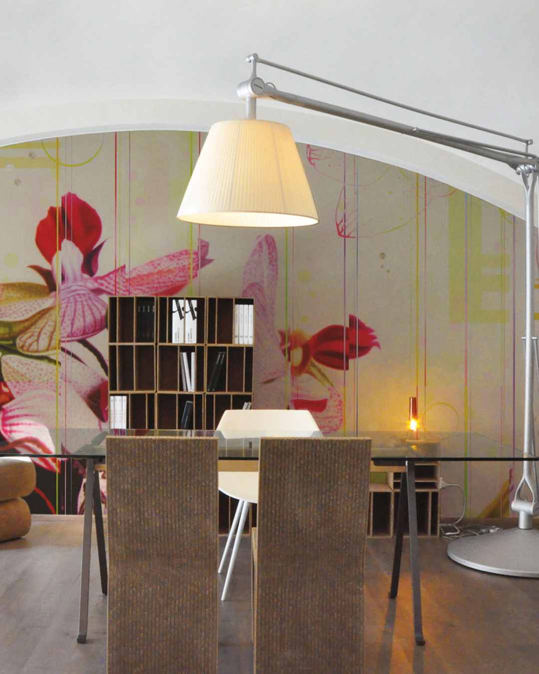 BRISKLY_INKBR1301_AMB Carta Da Parati Briskly - Inkiostro Bianco - immagine 1