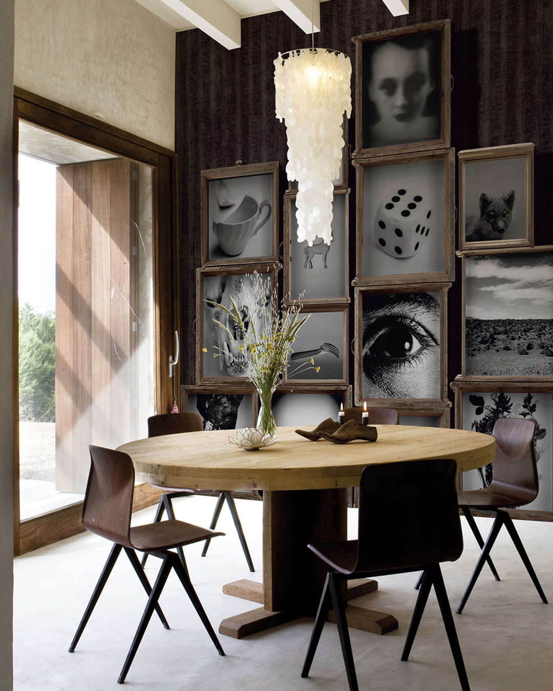 DRAWERS_INKIUDF1501_AMB Carta Da Parati Drawers - Inkiostro Bianco - immagine 1