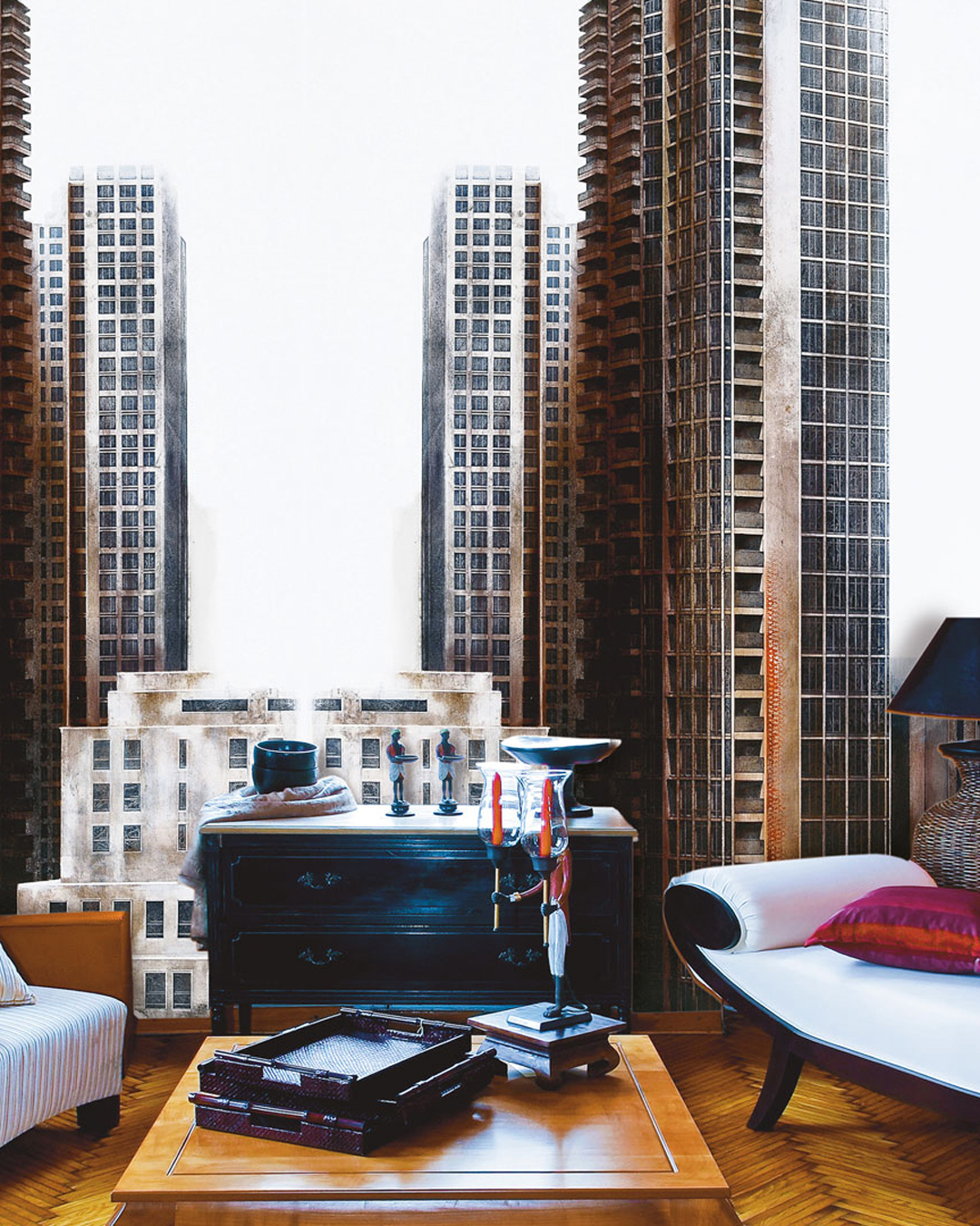 HERITAGE_INKHE13_AMB Carta Da Parati Heritage - Inkiostro Bianco - immagine 1