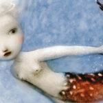 Carta Da Parati Mermaids - Inkiostro Bianco - immagine 2