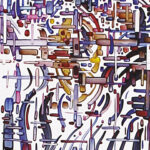 Carta Da Parati  Decodificazione 03 - Inkiostro Bianco - immagine 2