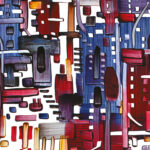 Carta Da Parati  Decodificazione 04 - Inkiostro Bianco - immagine 2