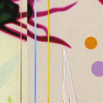 Carta Da Parati Deep purple - Inkiostro Bianco - immagine 2