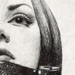 Carta Da Parati Special Edition Etherea II - Inkiostro Bianco - immagine 2