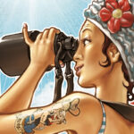 Carta Da Parati Abbordaggio - Inkiostro Bianco - immagine 3