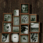 Carta Da Parati Drawers - Inkiostro Bianco - immagine 3