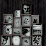 Carta Da Parati Drawers - Inkiostro Bianco - immagine 4