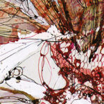 Carta Da Parati Boudoir II - Inkiostro Bianco - immagine 2