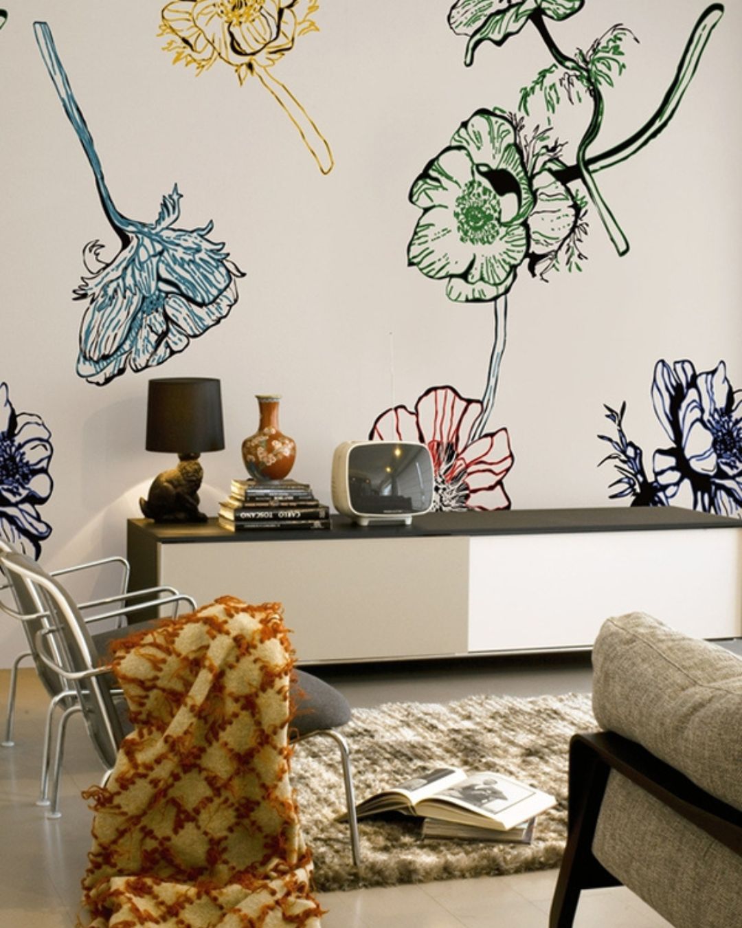 Senza titolo (1080 x 1350 px) (29) Carta Da Parati Flowerized - Wall&Decò - immagine 1