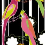 Carta Da Parati Funny Parrots - Wall&Decò - immagine 3